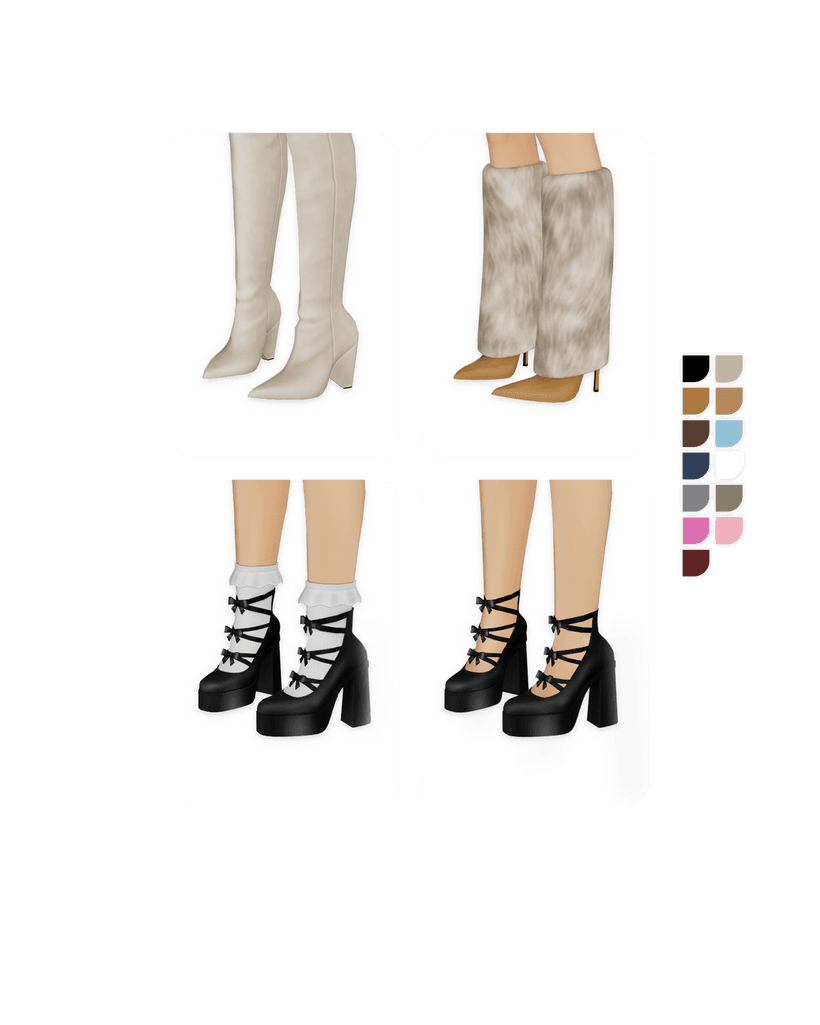 Галерея мода Сет обуви Willow Shoe Set #1
